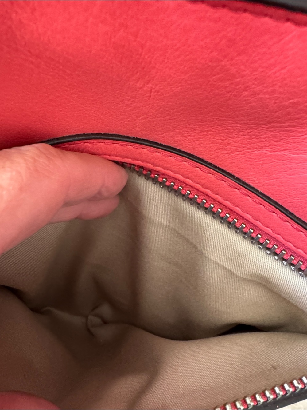Coach Legacy Perforated Leather Candace Tote & Wallet Set- Rare Watermelon Coral - Picture 12 of 15